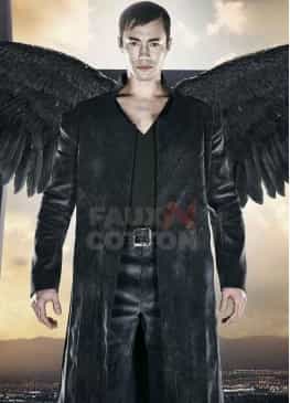 Dominion Tom Wisdom Trench Leather Coat
